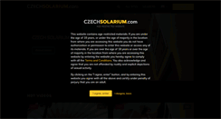 Desktop Screenshot of czechsolarium.com