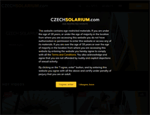 Tablet Screenshot of czechsolarium.com
